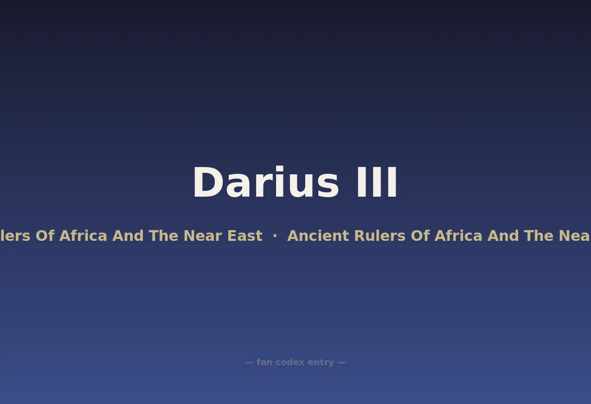 Darius III